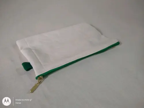 Nécessaire com Fundo 27x25x10cm em Algodão Cru sem Impressão