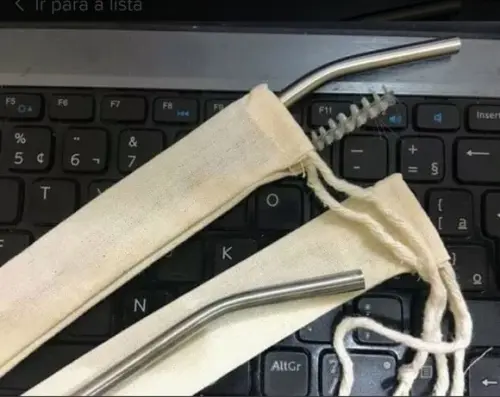 Saco Canudo 5x25 Algodão Cru sem Impressão