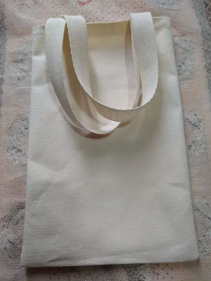 Sacola 20x30 cm em Algodão Cru sem Impressão