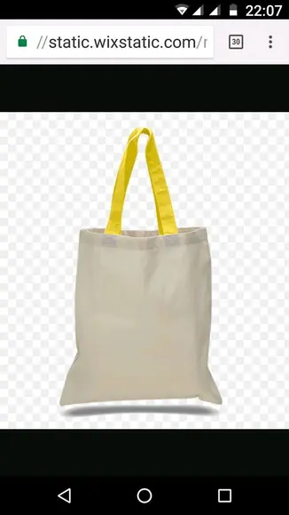 Sacola 30x35 em Algodão Cru sem Impressão