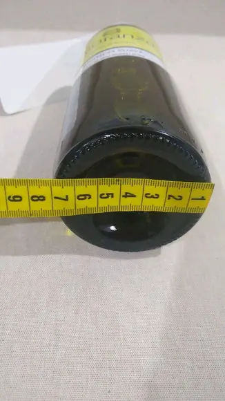 Sacola p /Garrafa padrão Vino 28x28 godão Cru Sem Impressão