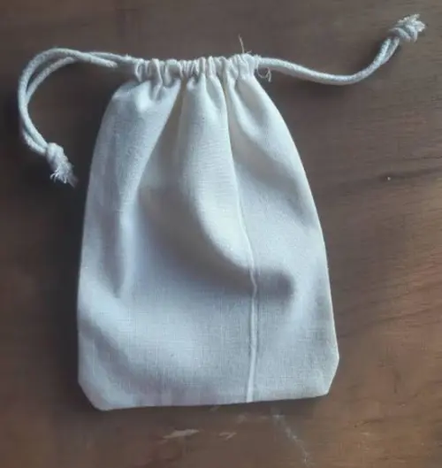 Saquinho 15x15 cm Algodão Cru
