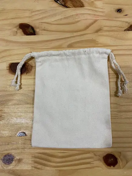 Saquinho 25 x30 em Algodão Cru Sem Impressão