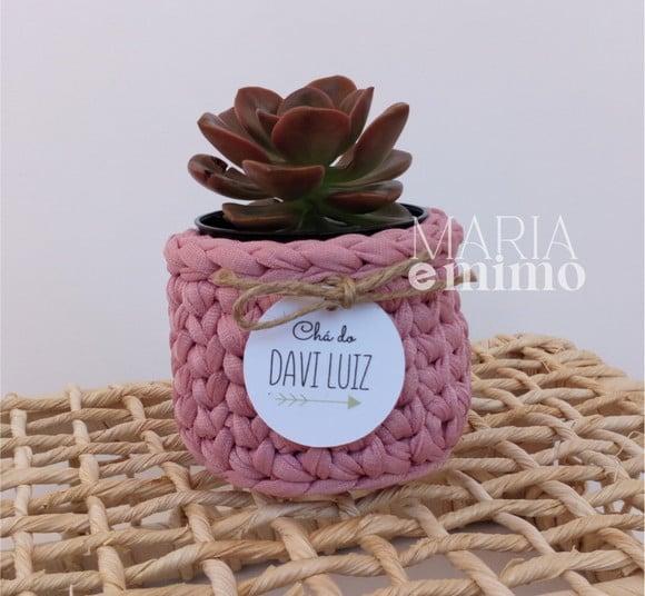 Cestinho Decorativo, Mini Cesto para Suculenta