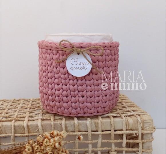Cestinho Decorativo, Cachepô Porta Papel Higiênico