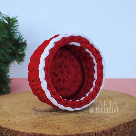 Cestinho Decorativo, Cachepô de Natal