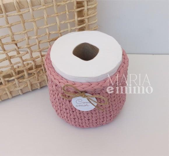 Cestinho Decorativo, Cachepô Porta Papel Higiênico
