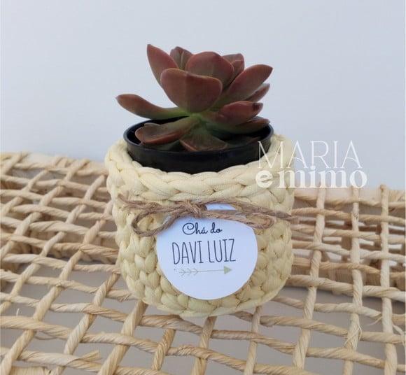 Cestinho Decorativo, Mini Cesto para Suculenta