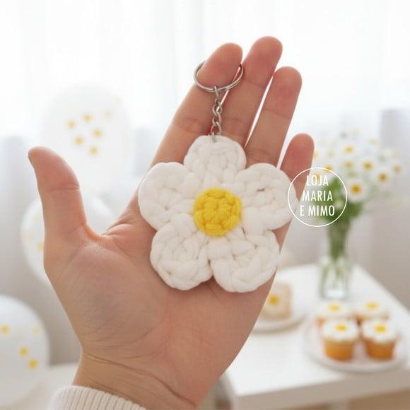 Chaveiro Margarida - Lembrancinha Flor