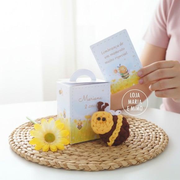 Lembrancinha Abelha, Chaveiro Abelha Artesanal Aniversário