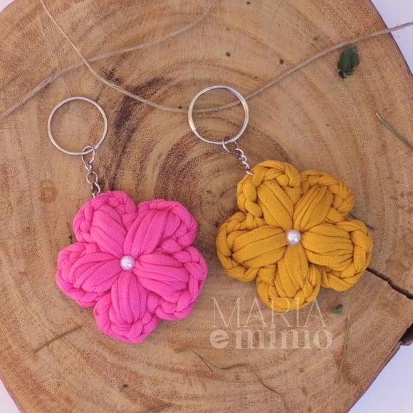 Lembrancinha Aniversario Flor, Chaveiro Flor Artesanal