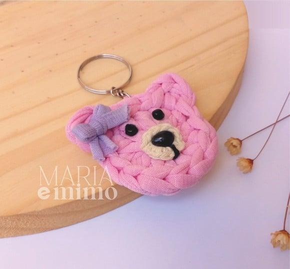 Lembrancinha Chaveiro Urso, Ursinho de Crochê