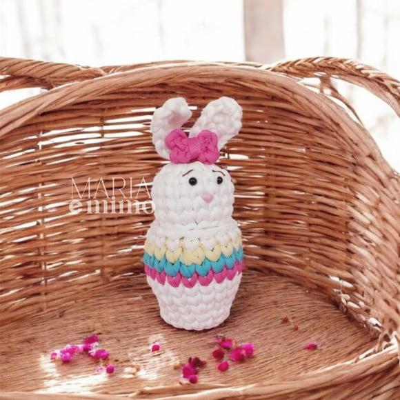 Lembrancinha de Páscoa, Decoração de Páscoa Coelho Artesanal