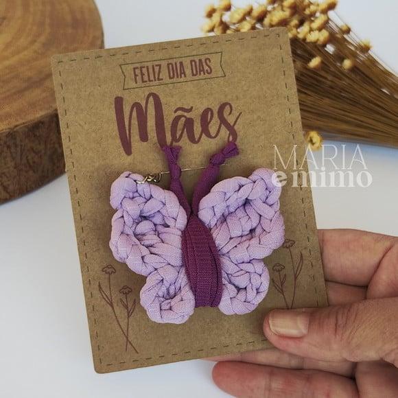 Lembrancinha Dia das Mães - Presente para Mães Borboleta