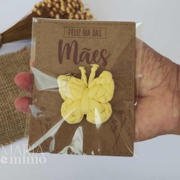 Lembrancinha Dia das Mães - Presente para Mães Borboleta