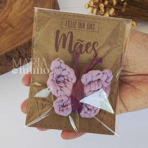 Lembrancinha Dia das Mães - Presente para Mães Borboleta
