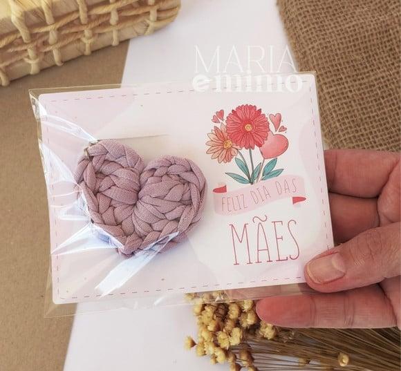 Lembrancinha Dia das Mães, Presente Chaveiro Coração