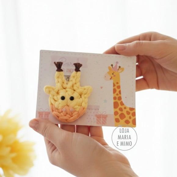 Lembrancinha Girafa Chaveiro, Lembrancinha Personalizada