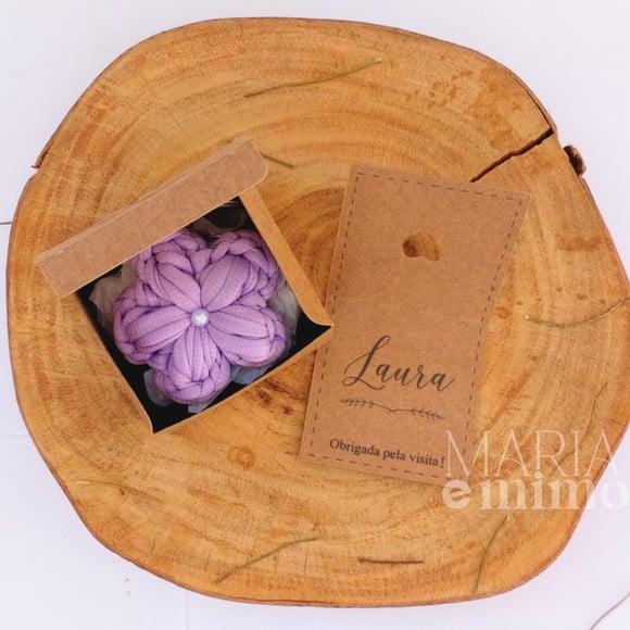 Lembrancinha Nascimento, Chaveiro Flor Artesanal