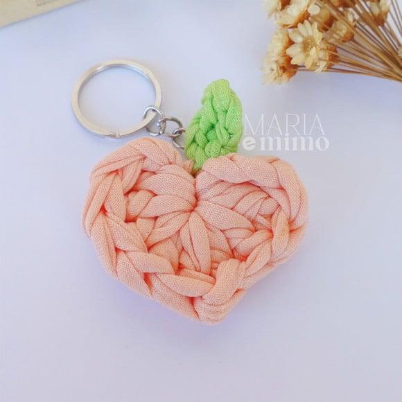 Lembrancinha Pêssego, Chaveiro Fruta
