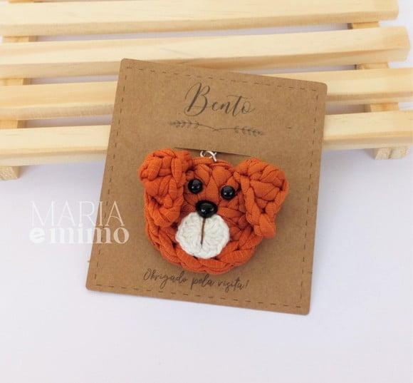Lembrancinha Pet, Chaveiro Cachorro de Crochê