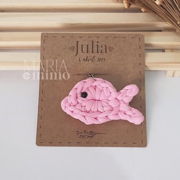 Presente Chaveiro Peixe, Lembrancinha Peixinha Artesanal