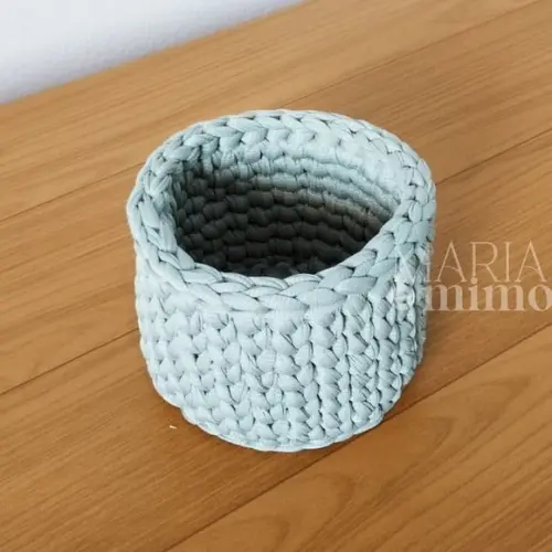 Cestinho de Crochê, Cachepô Artesanal
