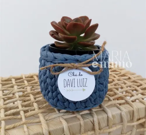 Cestinho Decorativo, Mini Cesto para Suculenta