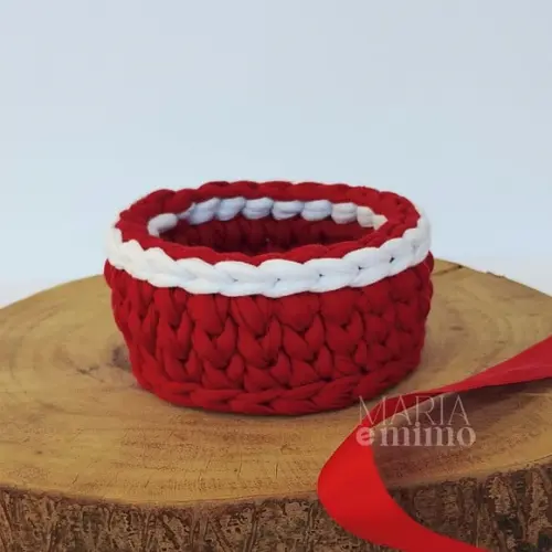 Cestinho Decorativo, Cachepô de Natal