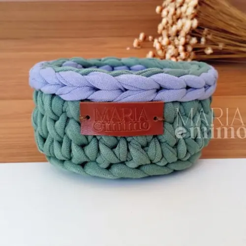 Cesto Decorativo Artesanal, Mini Cachepô