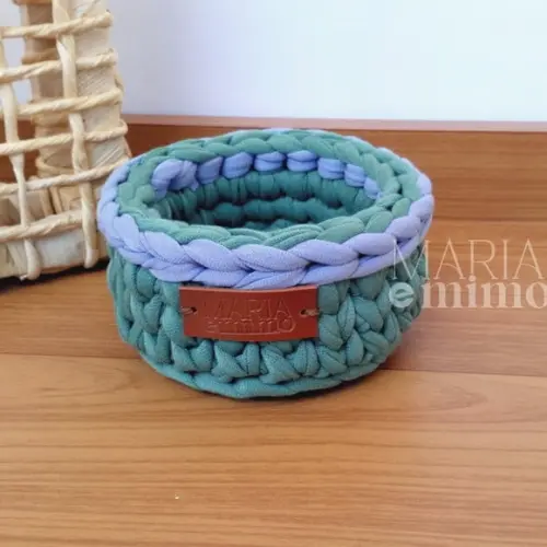 Cesto Decorativo Artesanal, Mini Cachepô