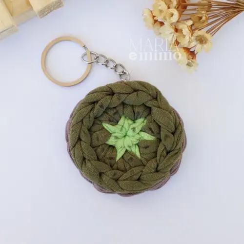 Chaveiro Kiwi, Lembrancinha Fruta de Crochê