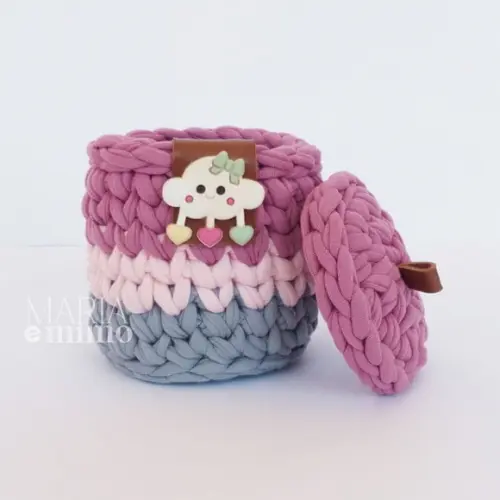 Kit Higiene Bebê, Porta Algodão