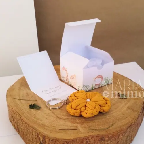 Lembrancinha Aniversario Flor, Chaveiro Flor Artesanal