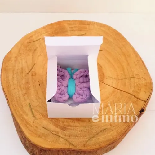 Lembrancinha Batizado Borboleta com Caixinha
