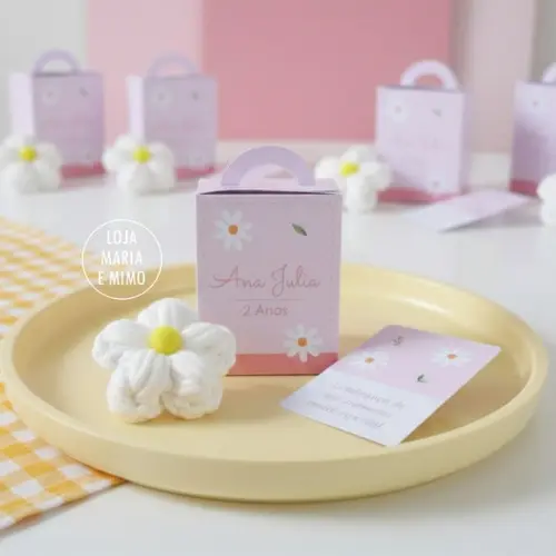 Lembrancinha de Aniversário - Chaveiro Flor Margarida