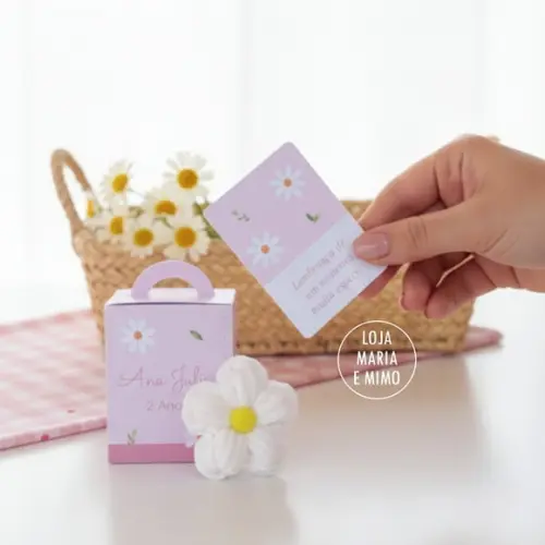 Lembrancinha de Aniversário - Chaveiro Flor Margarida