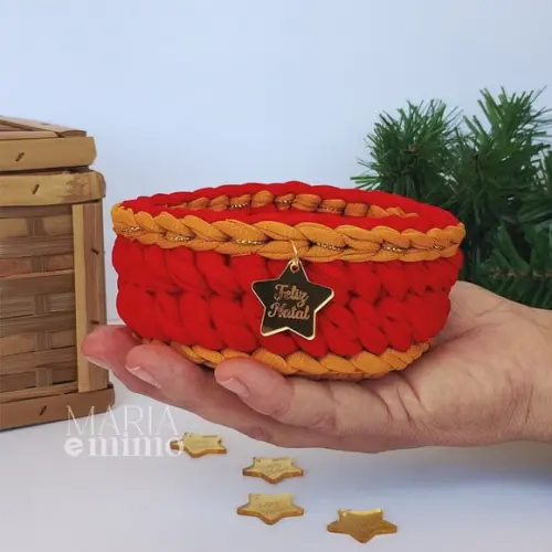 Lembrancinha de Natal, Cesto de Natal