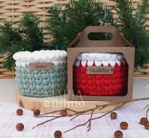 Lembrancinha de Natal, Cestinho Natalino