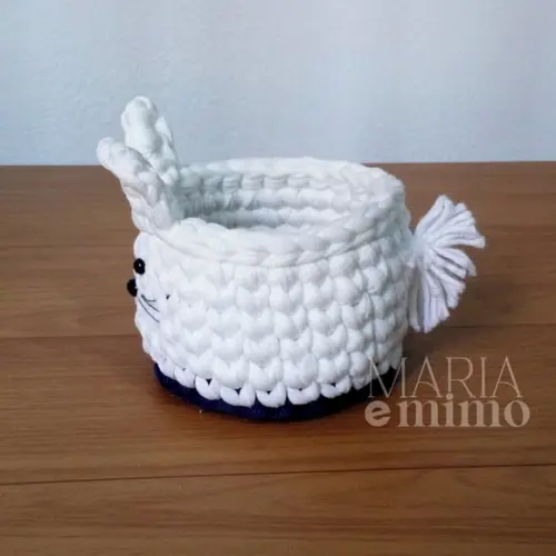 Lembrancinha de Páscoa, Cesto de Pascoa Coelho