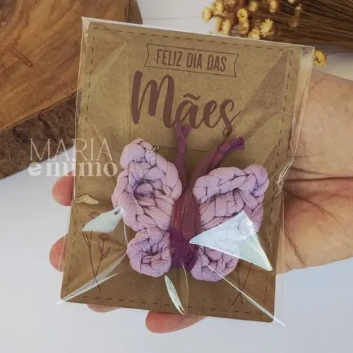 Lembrancinha Dia das Mães - Presente para Mães Borboleta