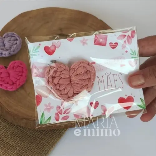 Lembrancinha Dia das Mães, Chaveiro Coração