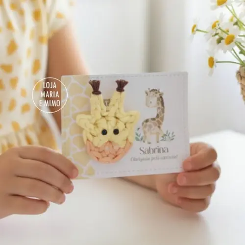 Lembrancinha Girafa Chaveiro, Lembrancinha Personalizada