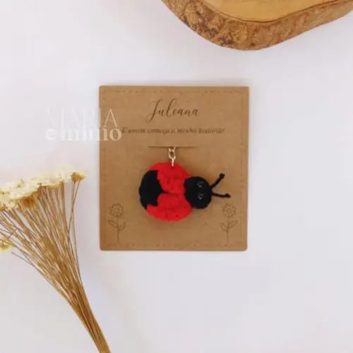Lembrancinha Joaninha, Chaveiro Joaninha Personalizada