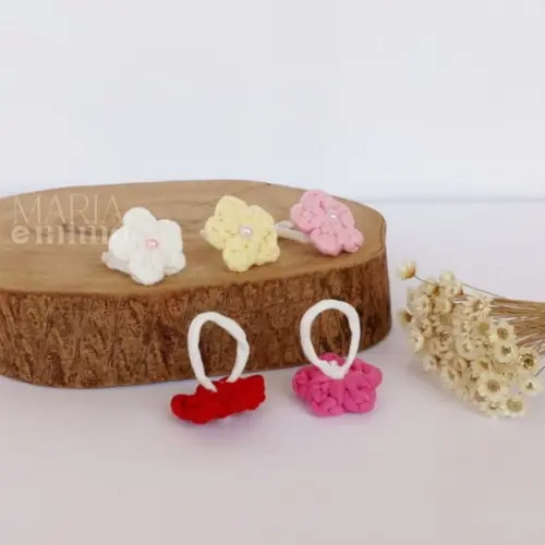 Lembrancinha Outubro Rosa, Amarrador Elástico de Cabelo