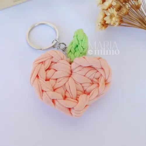 Lembrancinha Pêssego, Chaveiro Fruta