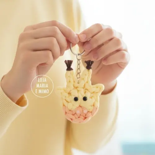 Lembrancinha Safari, Chaveiro Girafa