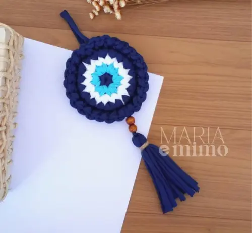 Mandala Olho Grego, Decoração Olho Grego