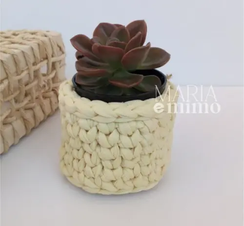 Vaso para Suculenta, Cachepô Artesanal