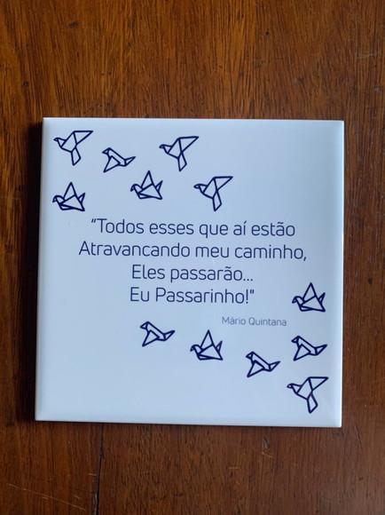 Azulejo Eu Passarinho